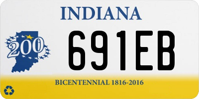 IN license plate 691EB