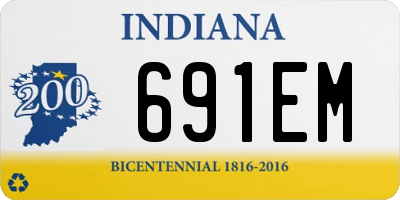 IN license plate 691EM