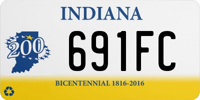 IN license plate 691FC