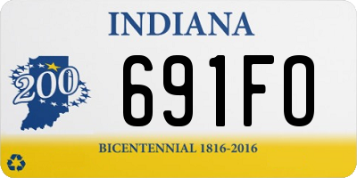 IN license plate 691FO