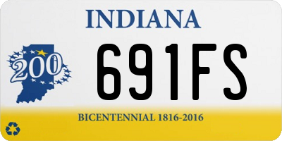 IN license plate 691FS