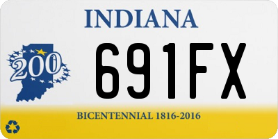 IN license plate 691FX