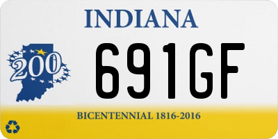 IN license plate 691GF