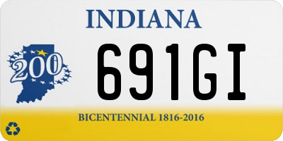 IN license plate 691GI