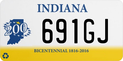 IN license plate 691GJ