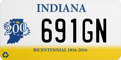 IN license plate 691GN