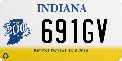 IN license plate 691GV