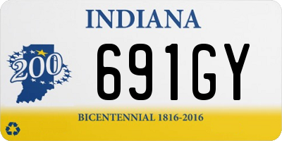 IN license plate 691GY