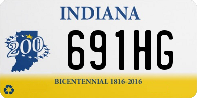 IN license plate 691HG