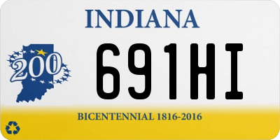 IN license plate 691HI