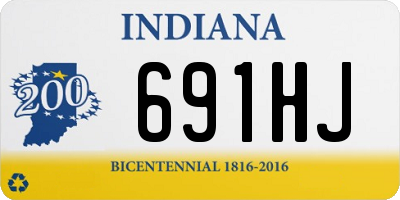 IN license plate 691HJ