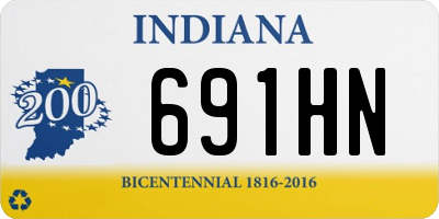 IN license plate 691HN