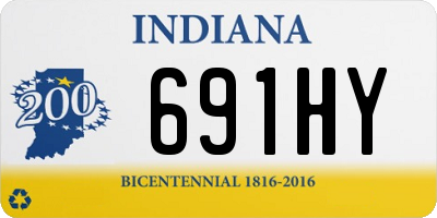 IN license plate 691HY