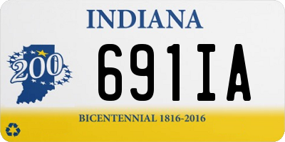 IN license plate 691IA