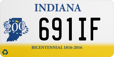 IN license plate 691IF