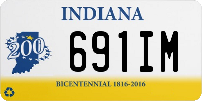 IN license plate 691IM