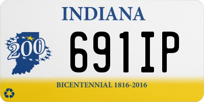 IN license plate 691IP