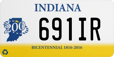 IN license plate 691IR