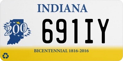 IN license plate 691IY