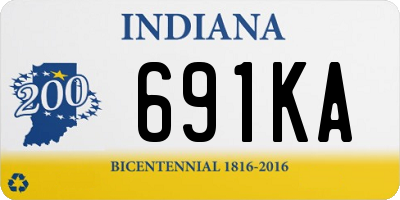 IN license plate 691KA