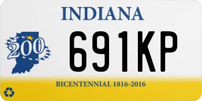 IN license plate 691KP