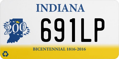 IN license plate 691LP