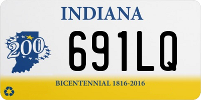 IN license plate 691LQ