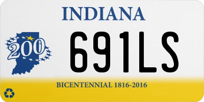 IN license plate 691LS
