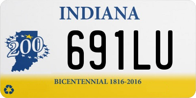 IN license plate 691LU