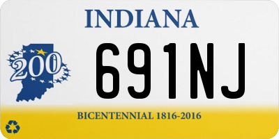IN license plate 691NJ