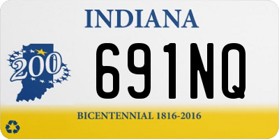 IN license plate 691NQ