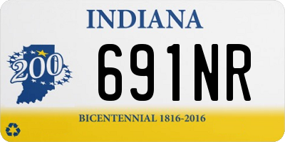 IN license plate 691NR