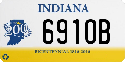 IN license plate 691OB