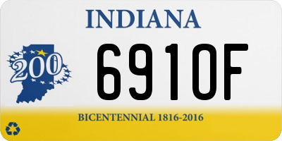 IN license plate 691OF