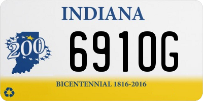 IN license plate 691OG