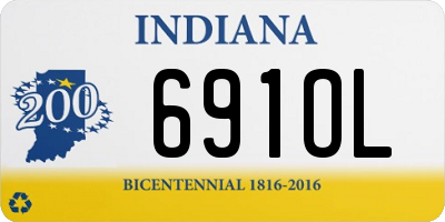 IN license plate 691OL