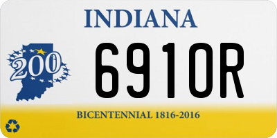 IN license plate 691OR