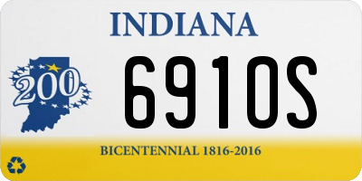 IN license plate 691OS