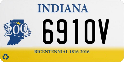 IN license plate 691OV