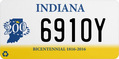 IN license plate 691OY