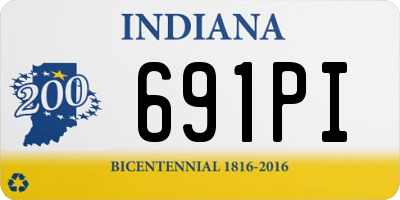 IN license plate 691PI
