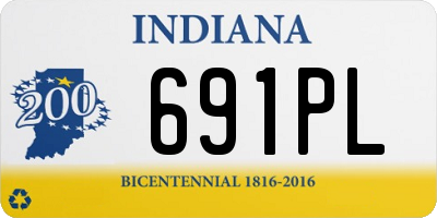 IN license plate 691PL