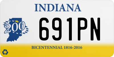 IN license plate 691PN