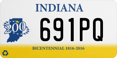 IN license plate 691PQ