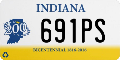 IN license plate 691PS