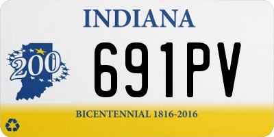IN license plate 691PV