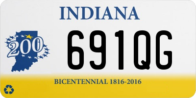 IN license plate 691QG