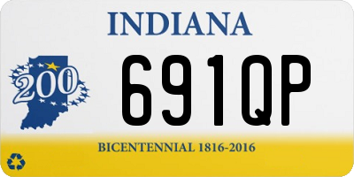 IN license plate 691QP