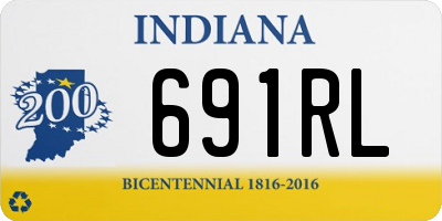 IN license plate 691RL