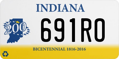 IN license plate 691RO